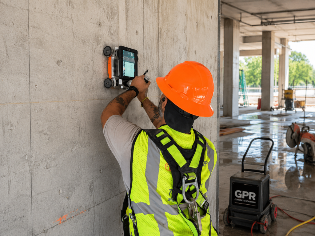 GPR concrete scanning services in Dubai by Pro Core Cutting Services